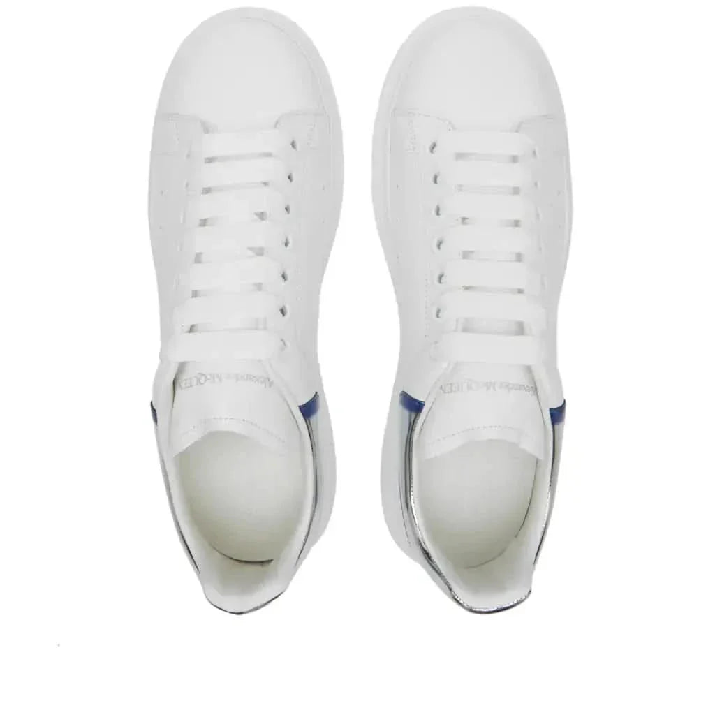 Alexander McQueen Heel Tab 'White & Silver' KickHaven Bulgaria KickHaven Bulgaria