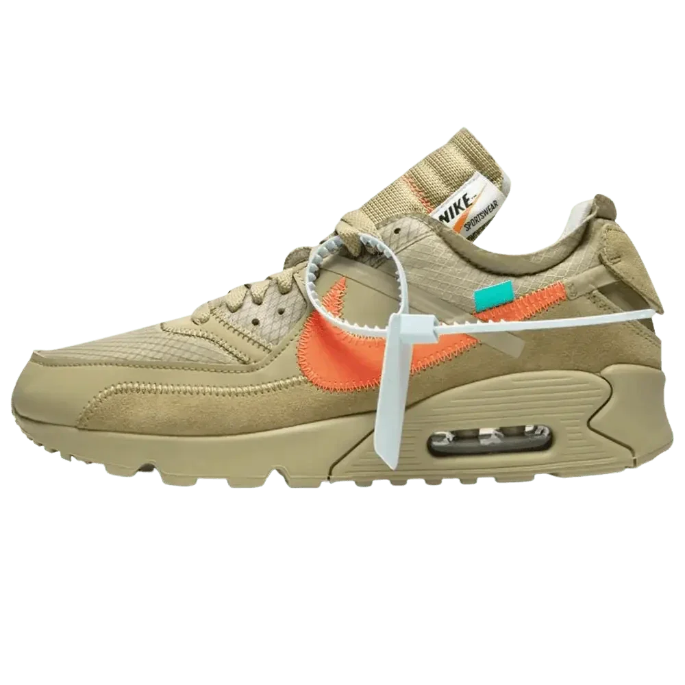 Off-White x Nike Air Max 90 Desert Ore KickHaven Bulgaria KickHaven Bulgaria