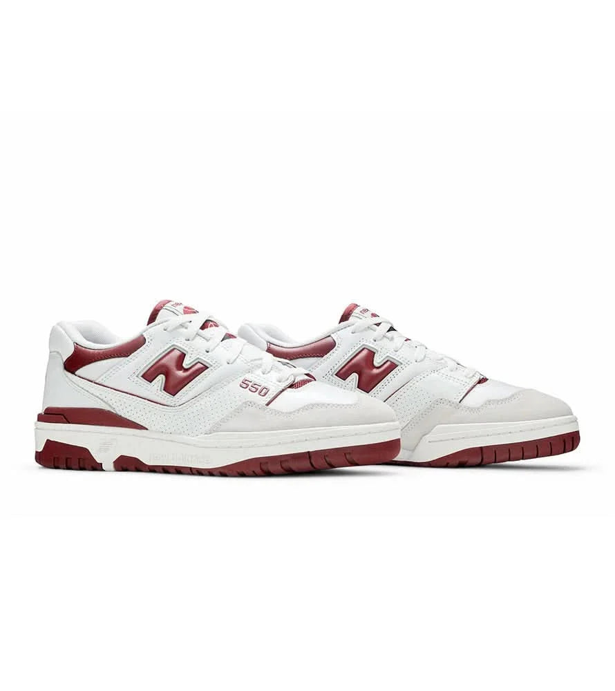 New Balance 550 'White/Burgundy' KickHaven Bulgaria KickHaven Bulgaria