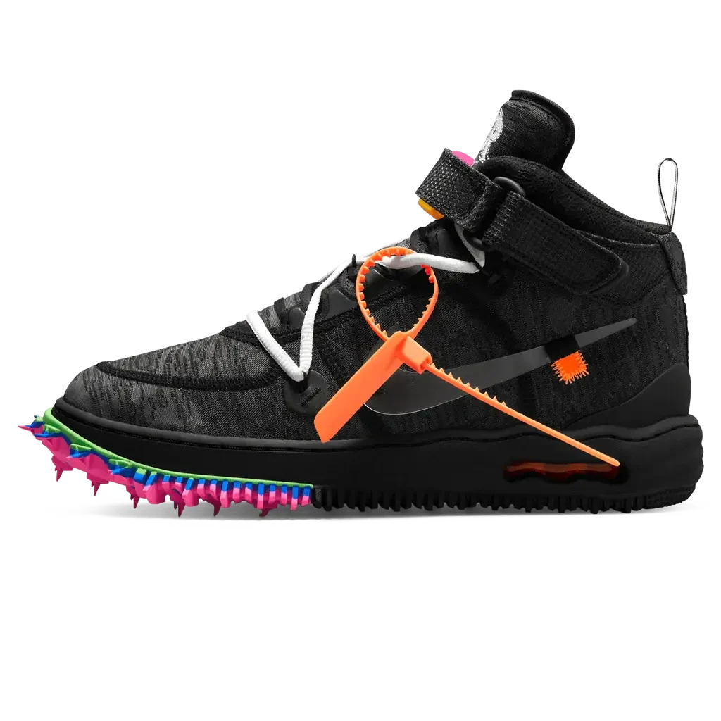 Off-White x Nike Air Force 1 Mid 'Black' KickHaven Bulgaria KickHaven Bulgaria