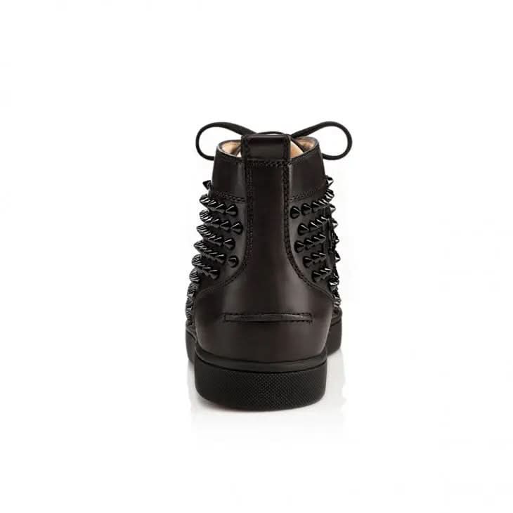 Louboutin Louis Spikes "Calf leather and spikes - Black" KickHaven Bulgaria  KickHaven Bulgaria