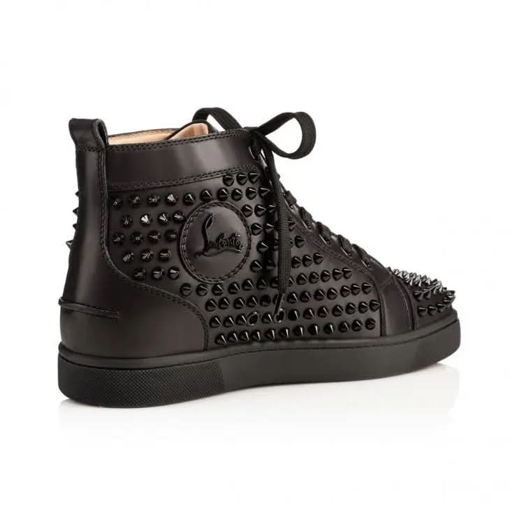 Louboutin Louis Spikes "Calf leather and spikes - Black" KickHaven Bulgaria  KickHaven Bulgaria