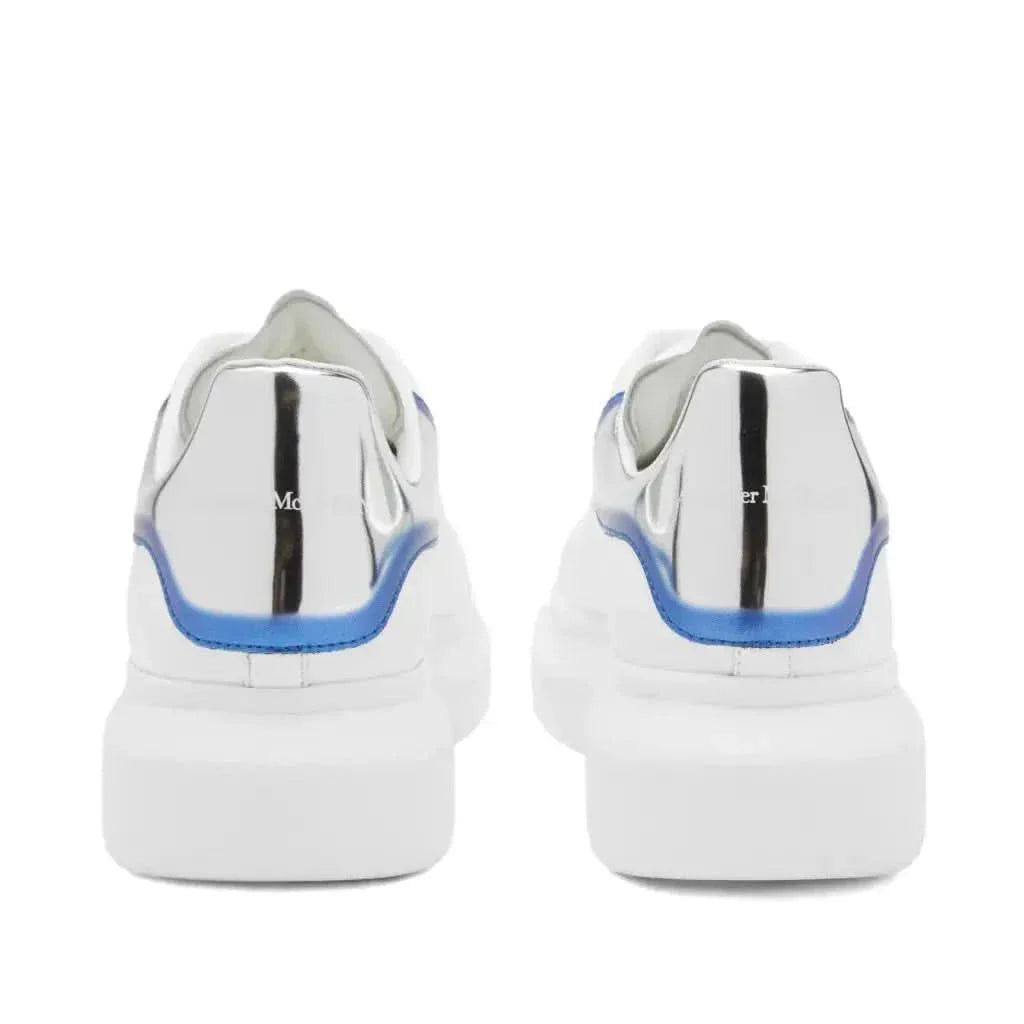 Alexander McQueen Heel Tab 'White & Silver' KickHaven Bulgaria  KickHaven Bulgaria