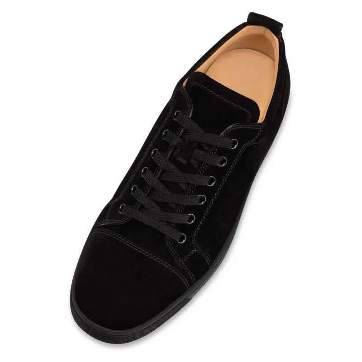 Louboutin Louis Junior "Veau velours - Black" KickHaven Bulgaria  KickHaven Bulgaria