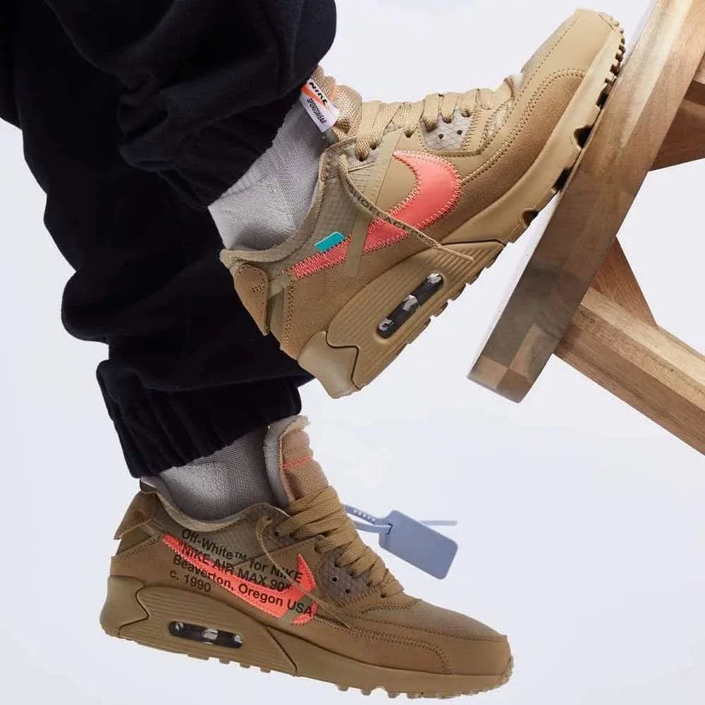 Off-White x Nike Air Max 90 Desert Ore KickHaven Bulgaria  KickHaven Bulgaria