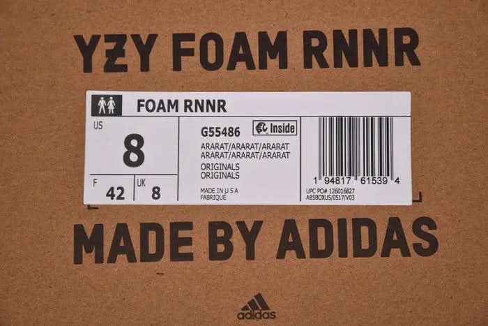 Yeezy Foam RNNR "Sand" KickHaven Bulgaria  KickHaven Bulgaria