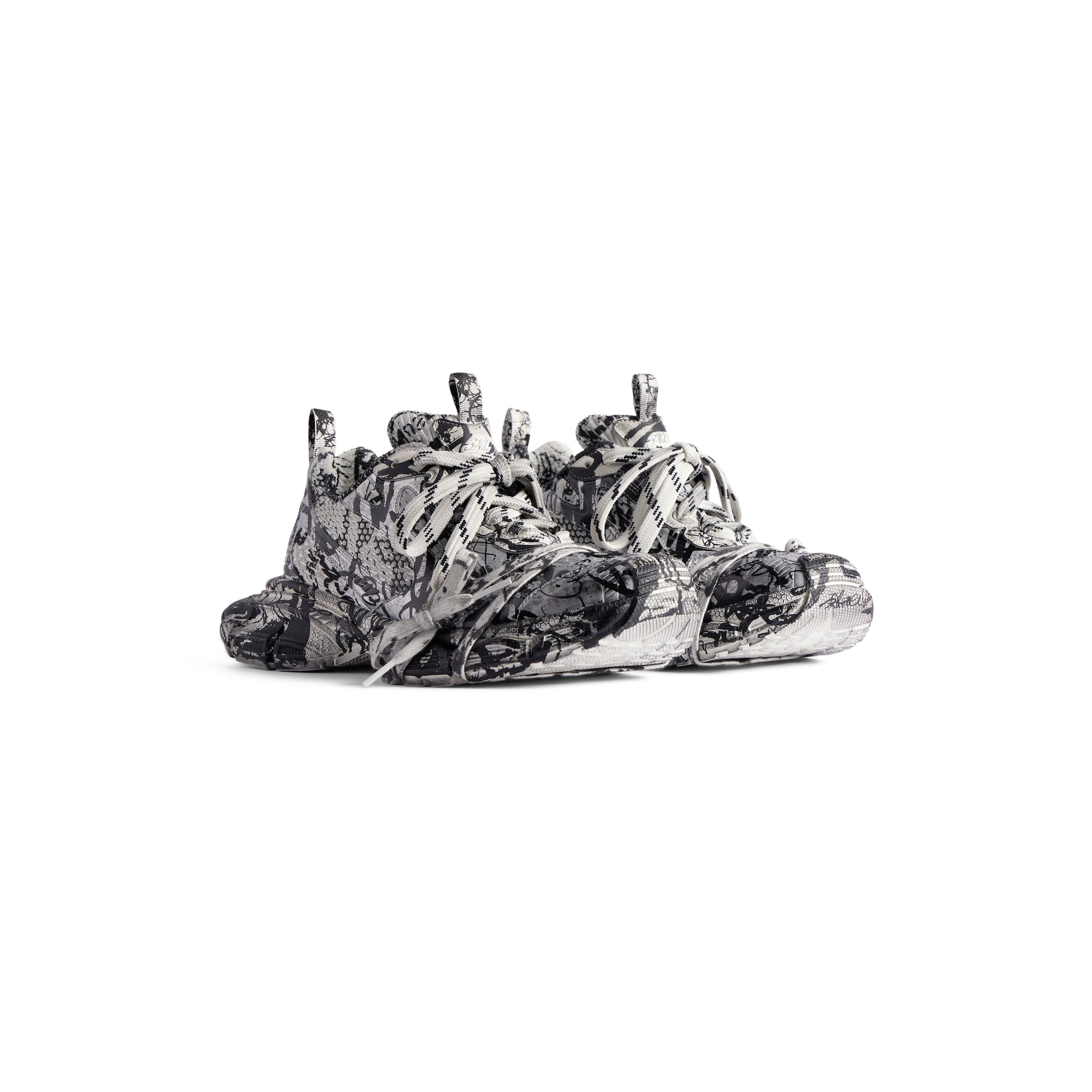 Balenciaga 3XL Extreme Graffiti 'White/Black' KickHaven Bulgaria  KickHaven Bulgaria