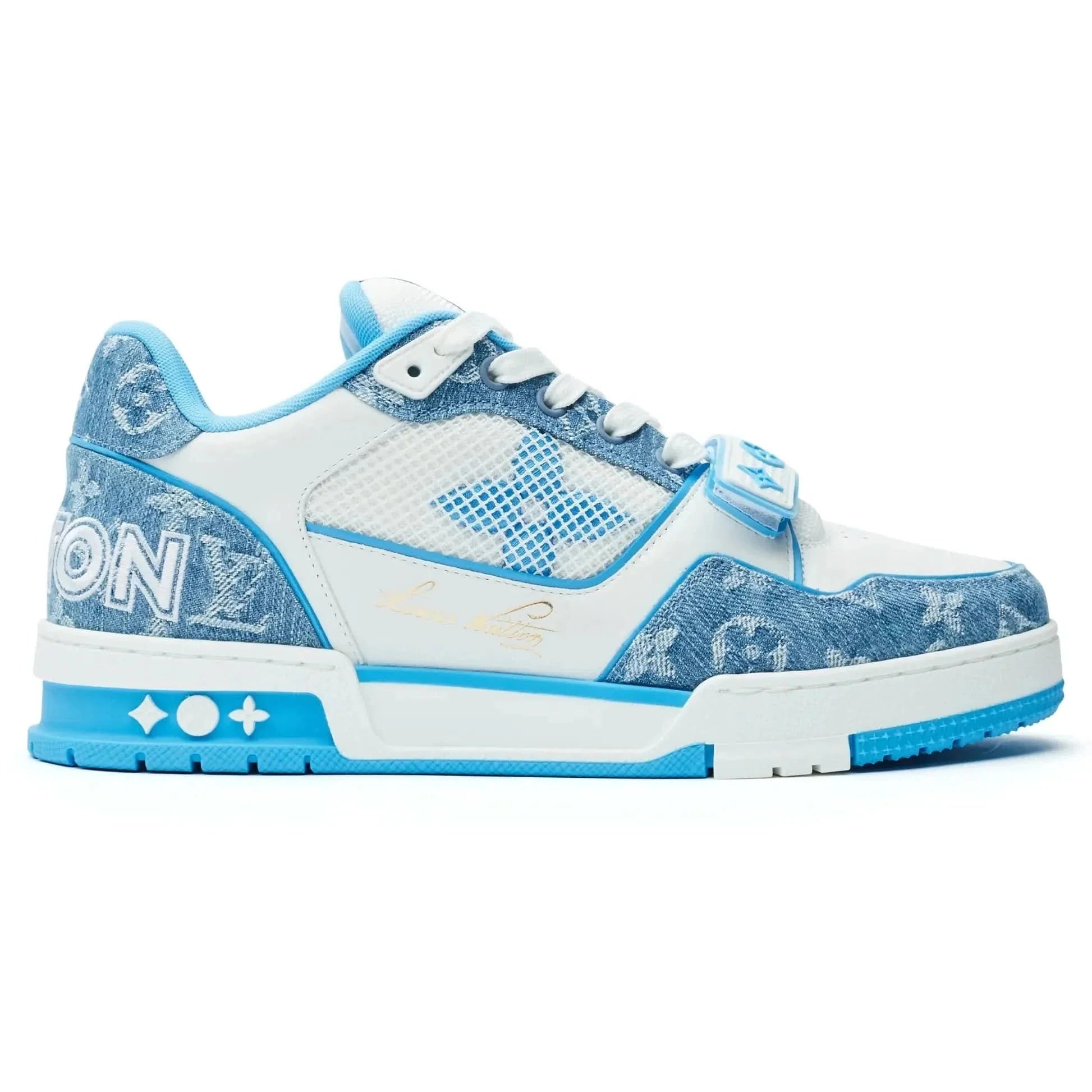 Louis Vuitton LV Monogram Blue Sneaker KickHaven Bulgaria  KickHaven Bulgaria