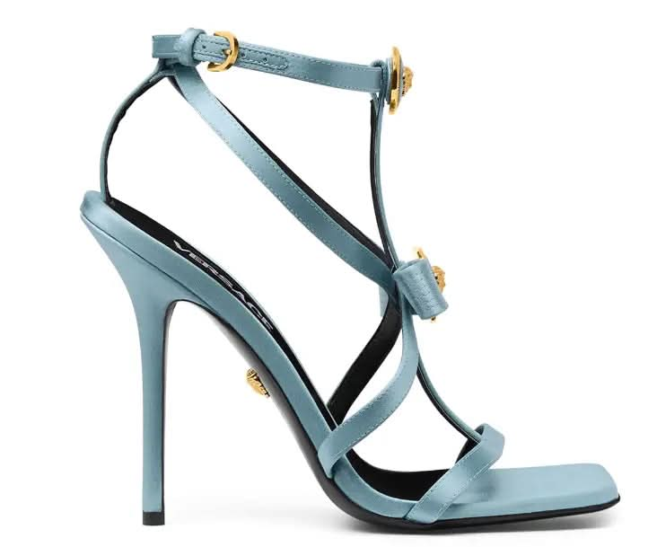 Versace Gianni ribbon satin caged sandals KickHaven Bulgaria  KickHaven Bulgaria