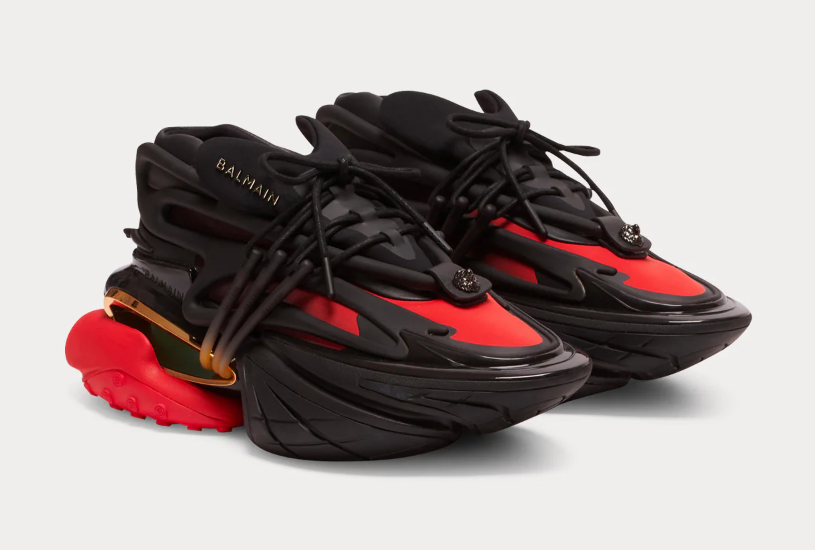 Balmain Unicorn black and red KickHaven Bulgaria  KickHaven Bulgaria