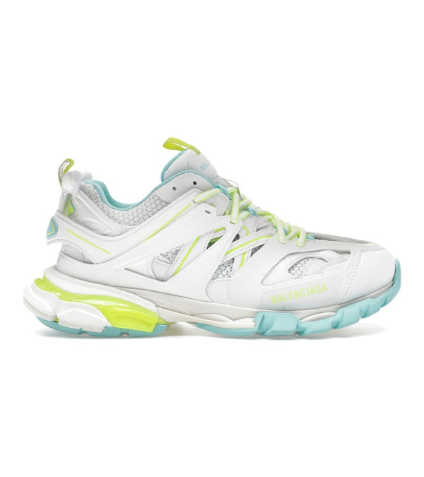 Balenciaga Track Mesh 'White/Neon Yellow/Light Blue'