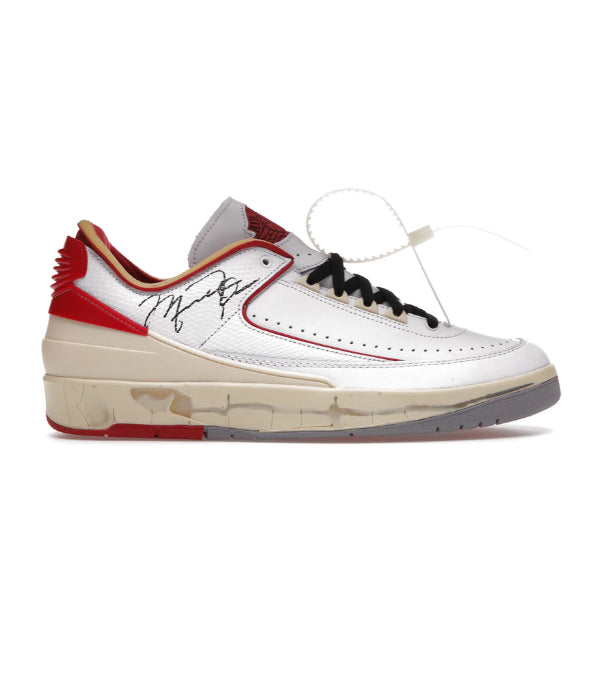 Off-White x Air Jordan 2 Retro Low SP 'White Varsity Red'