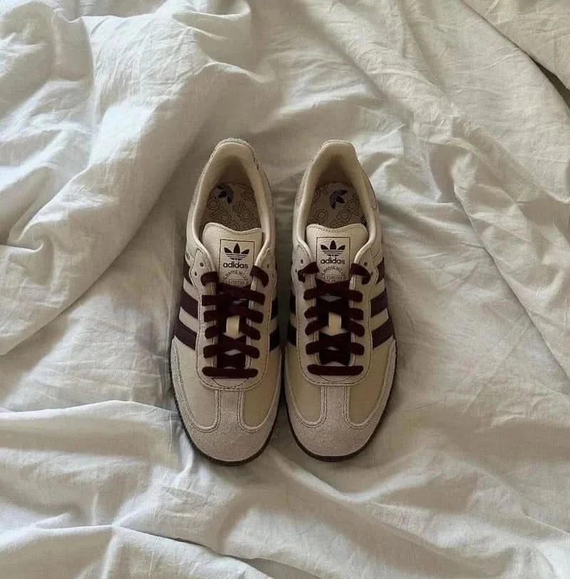 Adidas Samba OG Wonder White Maroon KickHaven Bulgaria  KickHaven Bulgaria