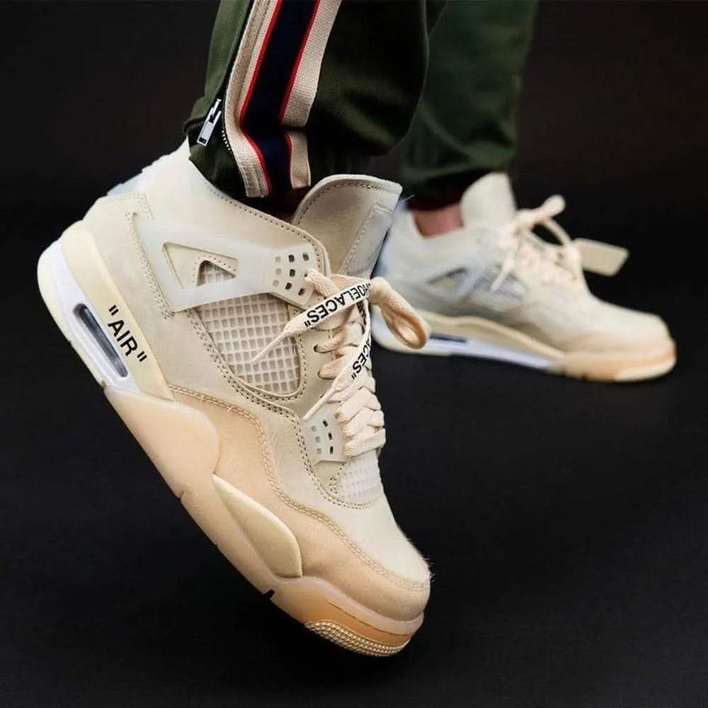 OFF-WHITE x Wmns Air Jordan 4 SP 'Sail' KickHaven Bulgaria  KickHaven Bulgaria