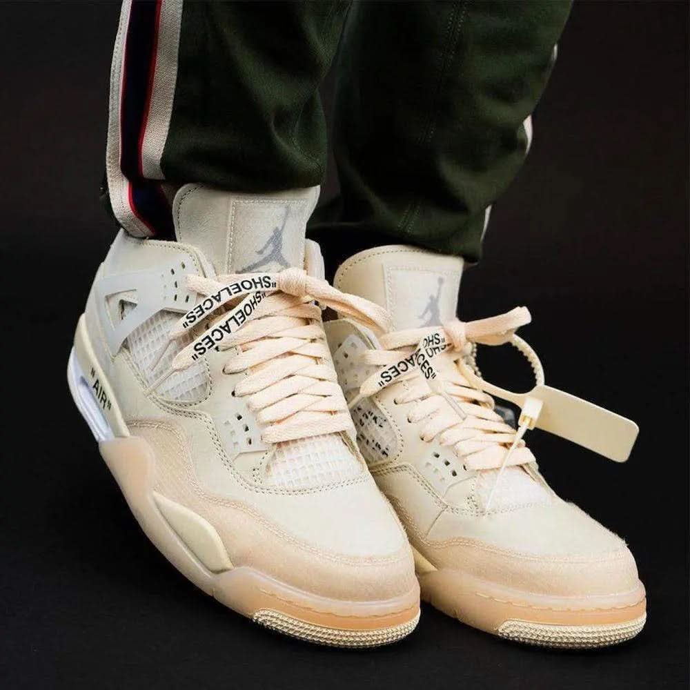 OFF-WHITE x Wmns Air Jordan 4 SP 'Sail' KickHaven Bulgaria  KickHaven Bulgaria