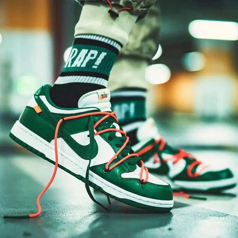 OFF-WHITE x Nike Dunk Low 'Pine Green' KickHaven Bulgaria  KickHaven Bulgaria