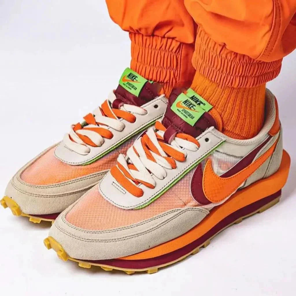 sacai x Clot x LDWaffle 'Net Orange Blaze' KickHaven Bulgaria  KickHaven Bulgaria